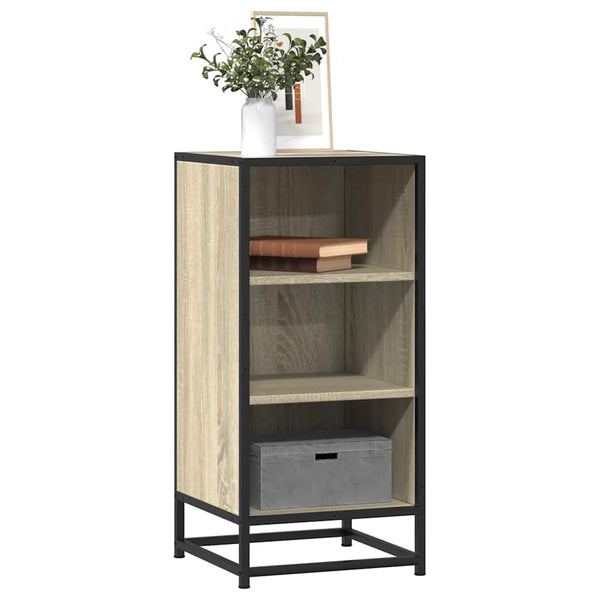 Dressoir 35,5X35X76 Cm Bewerkt Hout En Metaal Kleur
