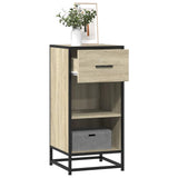 Dressoir 35,5X35X76 Cm Bewerkt Hout En Metaal