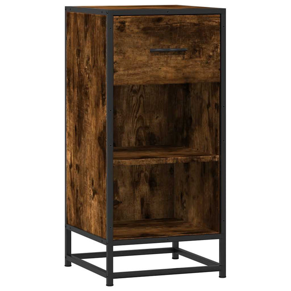 Dressoir 35,5X35X76 Cm Bewerkt Hout En Metaal