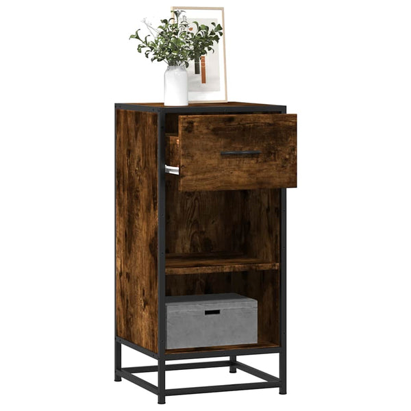 Dressoir 35,5X35X76 Cm Bewerkt Hout En Metaal
