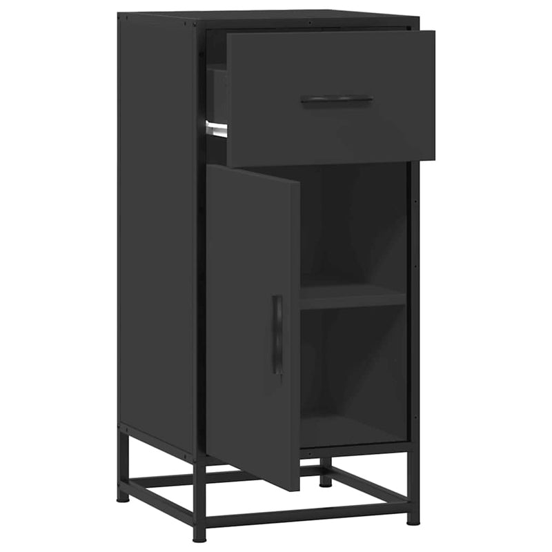 Dressoir 35,5X35X76 Cm Bewerkt Hout En Metaal