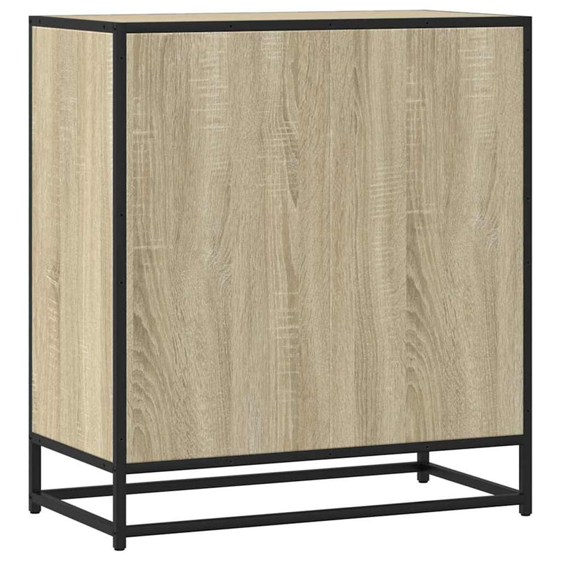 Dressoir 68X35X76 Cm Bewerkt Hout En Metaal Kleur