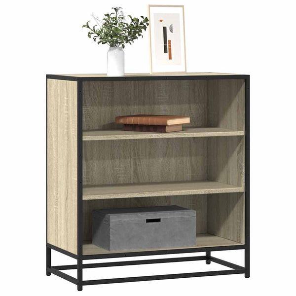 Dressoir 68X35X76 Cm Bewerkt Hout En Metaal Kleur