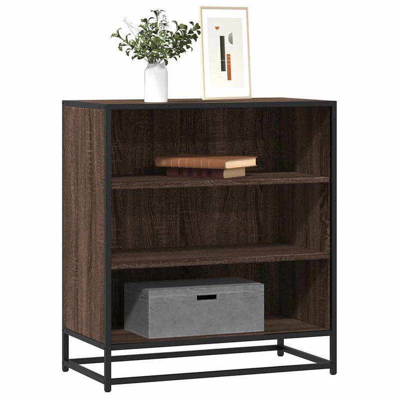 Dressoir 68X35X76 Cm Bewerkt Hout En Metaal Kleur