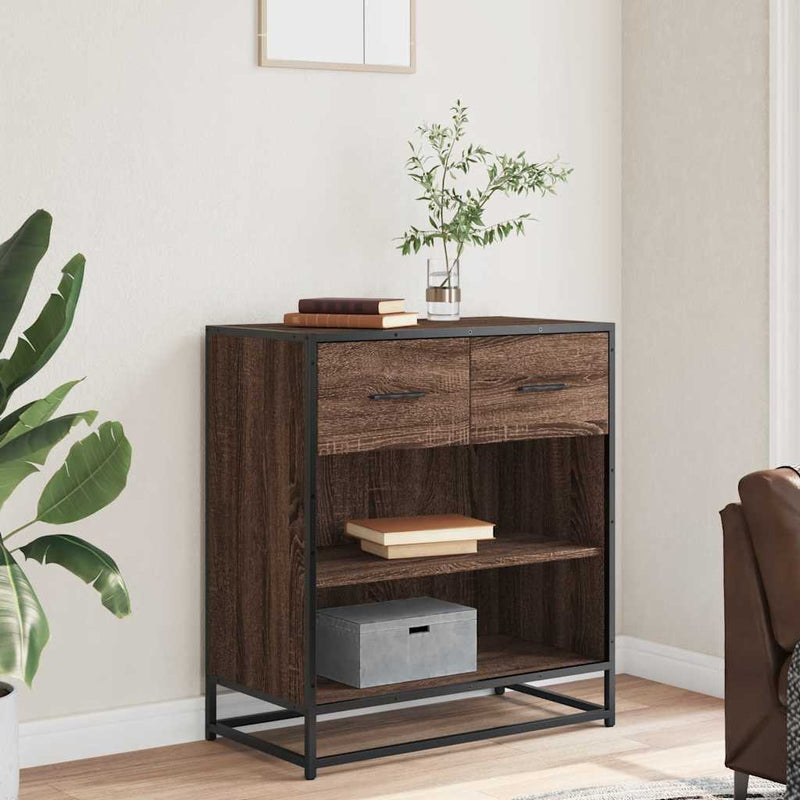 Dressoir 68X35X76 Cm Bewerkt Hout