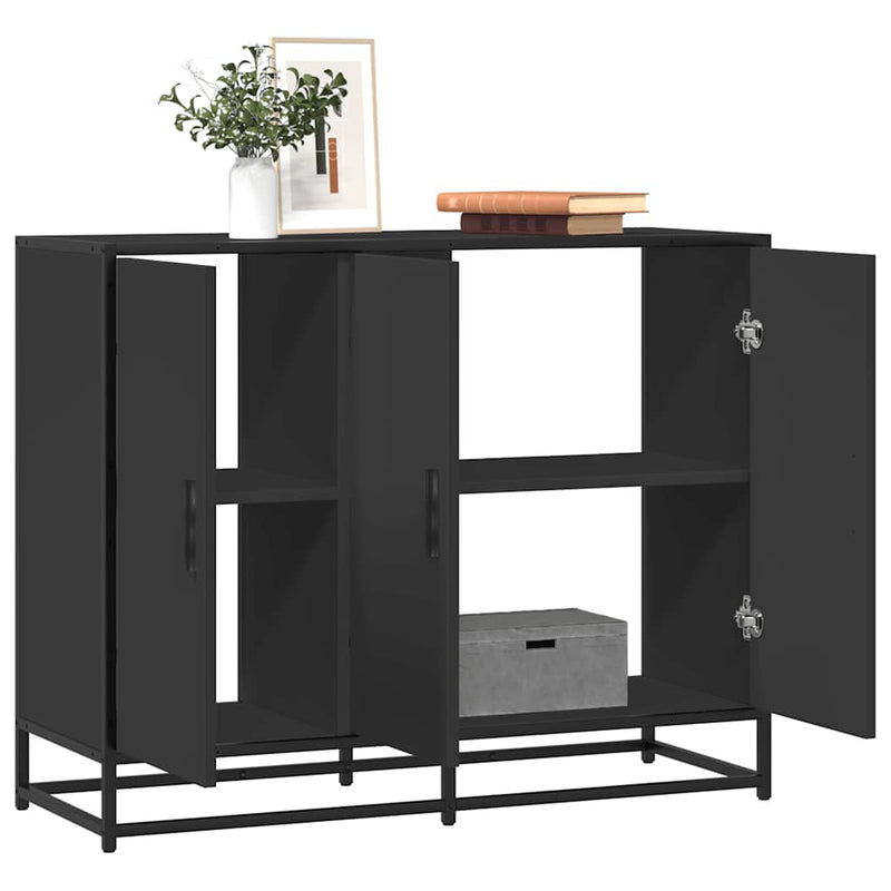 Dressoir 94X35X76 Cm Bewerkt Hout