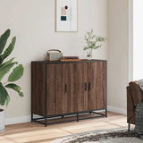 Dressoir 94X35X76 Cm Bewerkt Hout