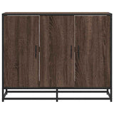 Dressoir 94X35X76 Cm Bewerkt Hout