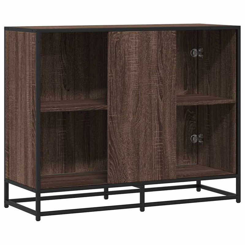 Dressoir 94X35X76 Cm Bewerkt Hout