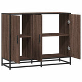 Dressoir 94X35X76 Cm Bewerkt Hout