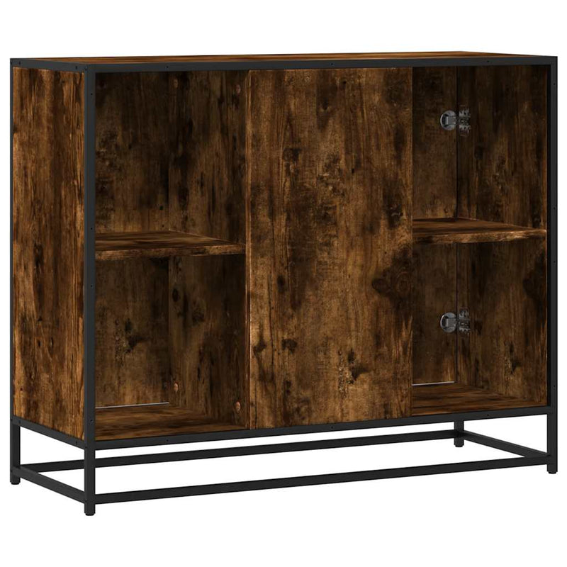 Dressoir 92X35X76 Cm Bewerkt Hout Kleurig