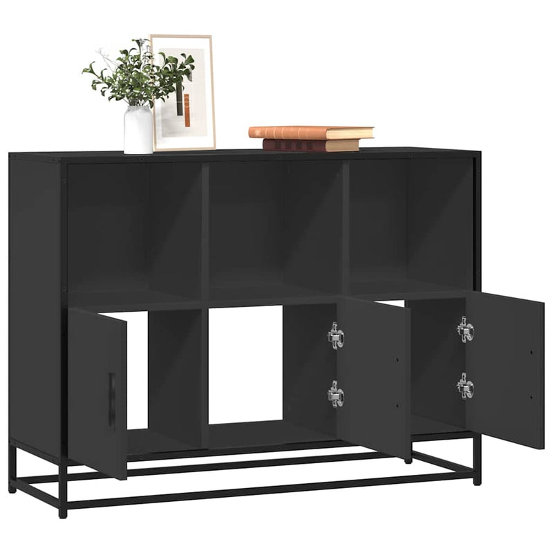 Dressoir 100X35X76 Cm Bewerkt Hout Kleurig