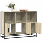 Dressoir 100X35X76 Cm Bewerkt Hout Kleurig