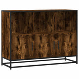 Dressoir 100X35X76 Cm Bewerkt Hout Kleurig