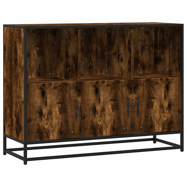 Dressoir 100X35X76 Cm Bewerkt Hout Kleurig
