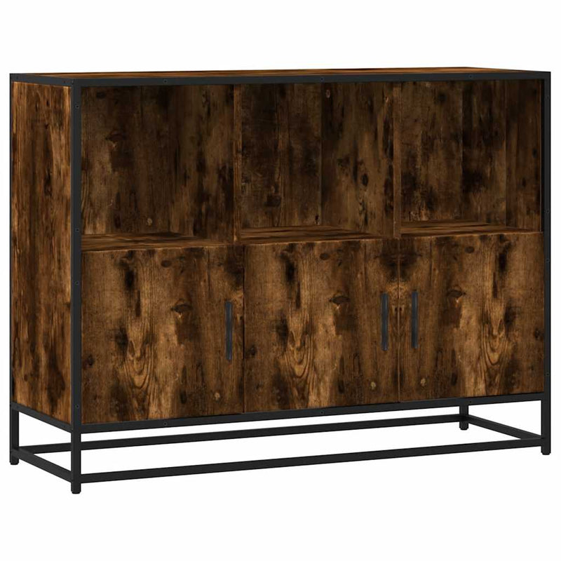 Dressoir 100X35X76 Cm Bewerkt Hout Kleurig