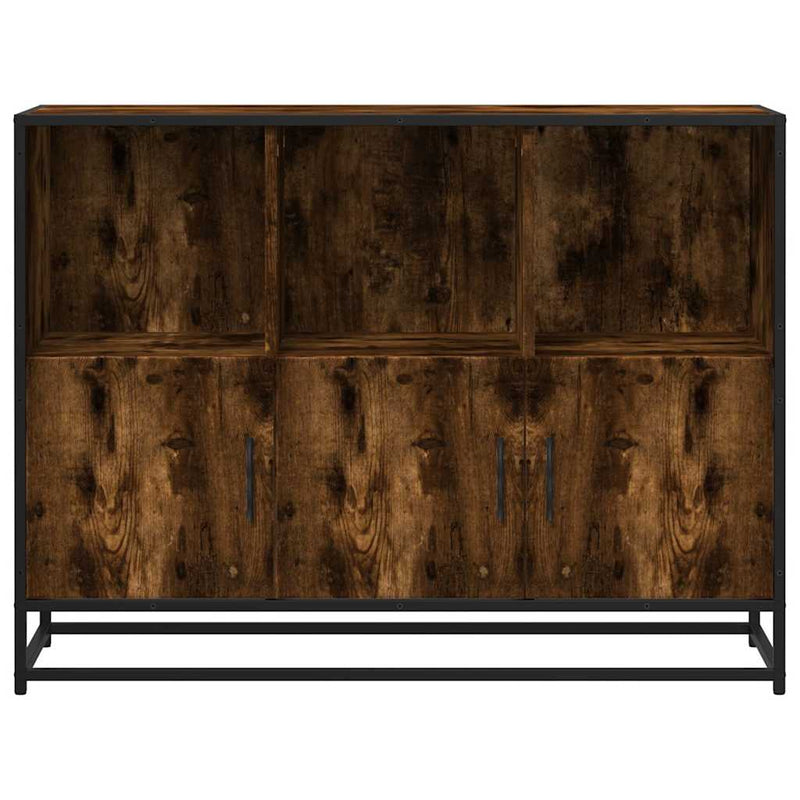 Dressoir 100X35X76 Cm Bewerkt Hout Kleurig