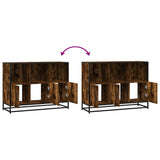 Dressoir 100X35X76 Cm Bewerkt Hout Kleurig