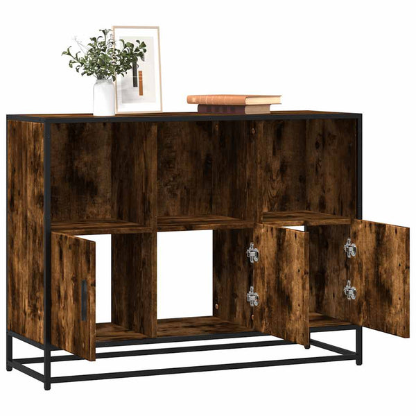 Dressoir 100X35X76 Cm Bewerkt Hout Kleurig