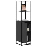 Hoge Kast 35,5X35X139 Cm Bewerkt Hout En Metaal