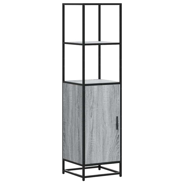 Hoge Kast 35,5X35X139 Cm Bewerkt Hout En Metaal