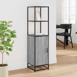 Hoge Kast 35,5X35X139 Cm Bewerkt Hout En Metaal
