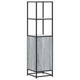 Hoge Kast 35,5X35X139 Cm Bewerkt Hout En Metaal