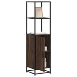 Hoge Kast 35,5X35X139 Cm Bewerkt Hout En Metaal