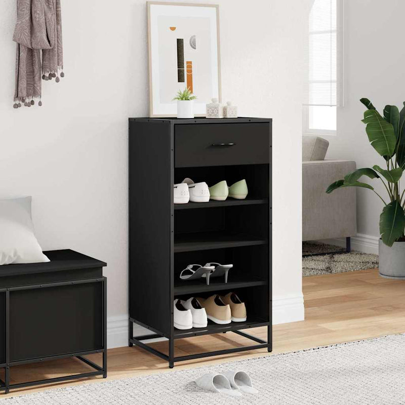Schoenenrek 48X38X97,5 Cm Bewerkt Hout