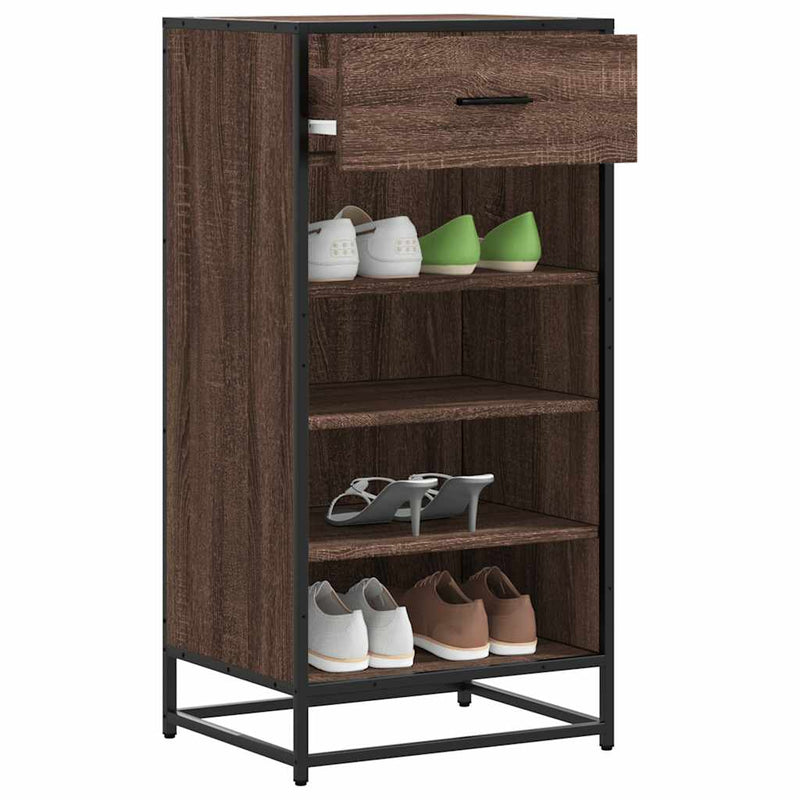 Schoenenrek 48X38X97,5 Cm Bewerkt Hout