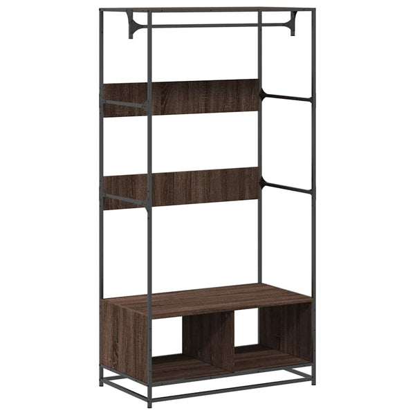 Kledingkast 90X50X180 Cm Bewerkt Hout Ig
