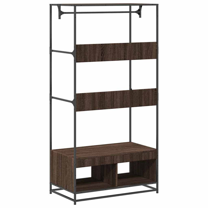 Kledingkast 90X50X180 Cm Bewerkt Hout Ig