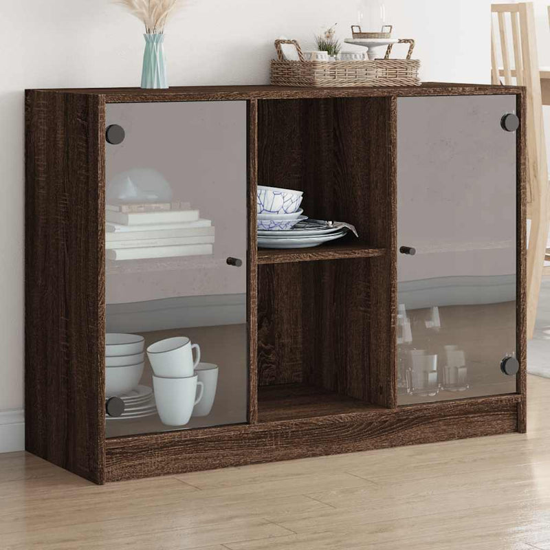 Dressoir 102 X 37 X 75.5 Cm Bewerkt Hout