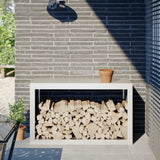 Haardhoutrek Staal Zwart