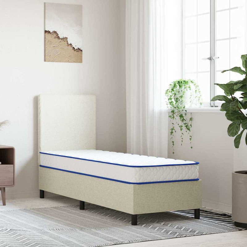 Traagschuimmatras 90X190X17 Cm Zacht Wit