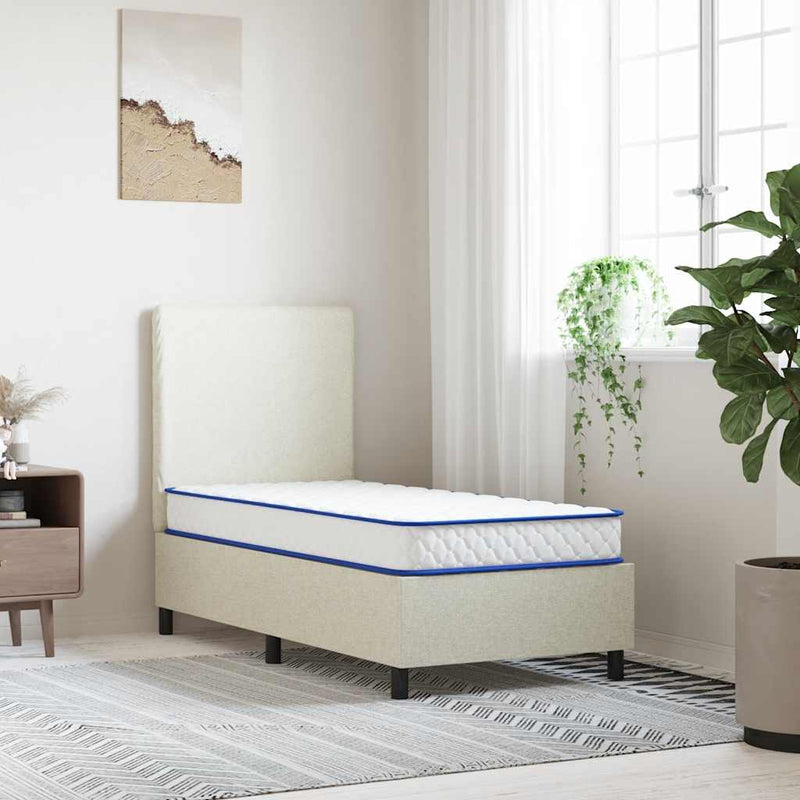 Traagschuimmatras 90X190X17 Cm Zacht Wit