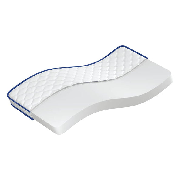 Traagschuimmatras 90X190X17 Cm Zacht Wit