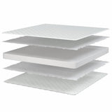 Traagschuimmatras 90X190X17 Cm Zacht Wit