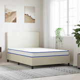 Traagschuimmatras 90X190X17 Cm Zacht Wit