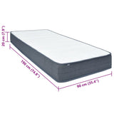 Boxspringmatras 190X90X20 Cm Medium Zacht Stof
