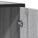 Dressoir 134X35X76 Cm Bewerkt Hout Eikenkleurig