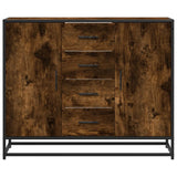 Dressoir 92X35X76 Cm Bewerkt Hout Kleurig