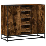 Dressoir 92X35X76 Cm Bewerkt Hout Kleurig