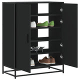 Schoenenkast 75X38X97,5 Cm Bewerkt Hout En Metaal