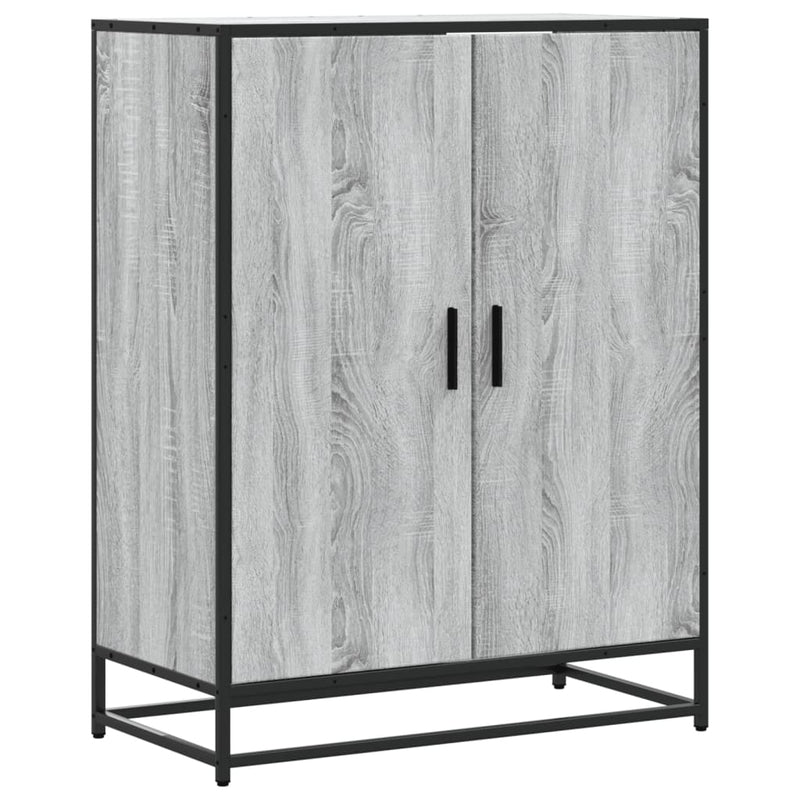 Schoenenkast 75X38X97,5 Cm Bewerkt Hout En Metaal