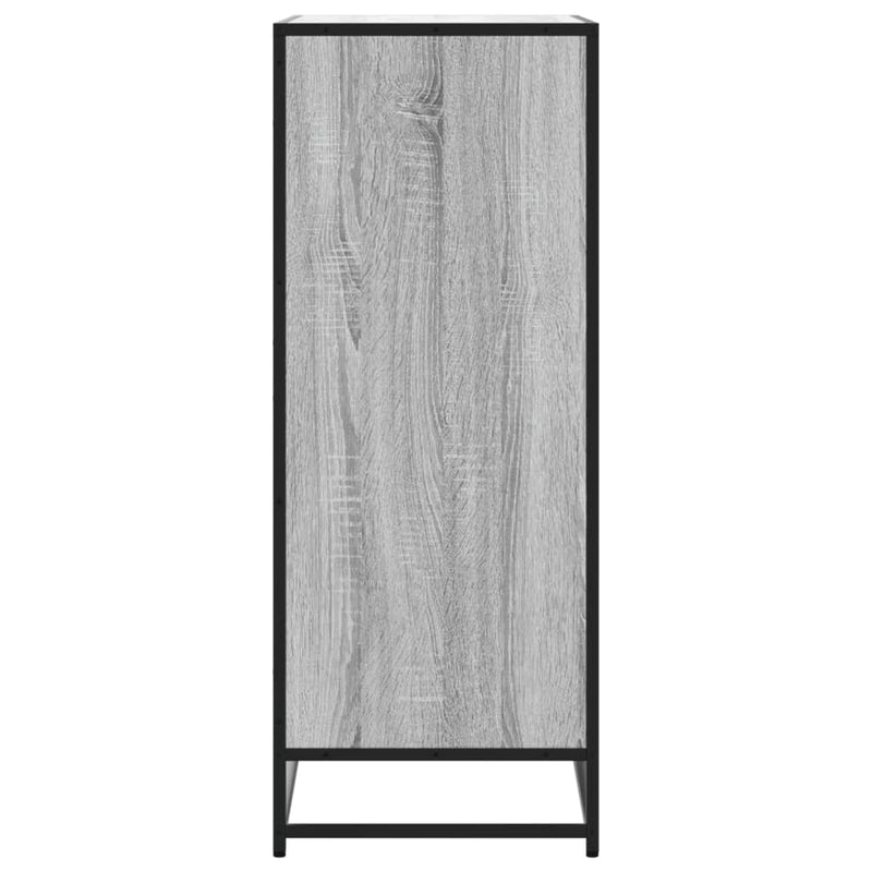 Schoenenkast 75X38X97,5 Cm Bewerkt Hout En Metaal