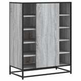 Schoenenkast 75X38X97,5 Cm Bewerkt Hout En Metaal
