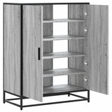 Schoenenkast 75X38X97,5 Cm Bewerkt Hout En Metaal