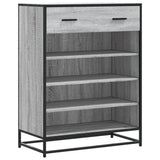 Schoenenkast 75X38X97,5 Cm Bewerkt Hout En Metaal