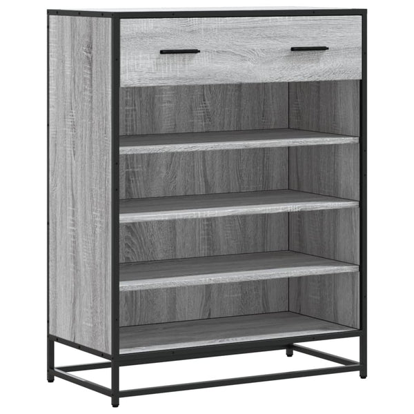 Schoenenkast 75X38X97,5 Cm Bewerkt Hout En Metaal